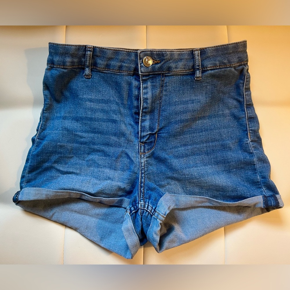 High Waisted Jean Shorts